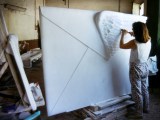 “Airmail,” a sculpture that takes flight on marble&nbsp;wings