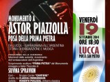 Silvina Spravkin | Monumento a Astor Piazzolla | Posa della Prima Pietra, Venerdi 19 Settembre,&nbsp;2014